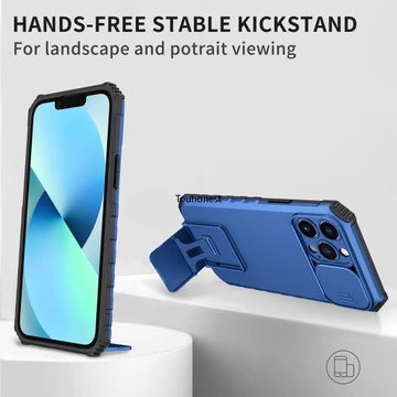 Ốp ĐiệN ThoạI For Apple Ốp Lưng iPhone 13 Pro Max Casing iphone 12 pro max Case Cool Shockproof Slide Lens Protection Armor Stand Phone Cover Cassing Cases JF