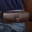 DARON Eopack Hộp Kính Retro Di Động Da PU Treo Trên Đai Kính Presbyopic Người Trung Niên Và Người Cao Tuổi Túi Kính Mắt Đọc Sách Hộp Kính Mắt