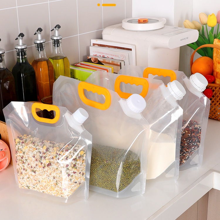 Túi Đựng Gạo Dày Dặn Trong Suốt Chống Ẩm Mốc Tiện Dụng