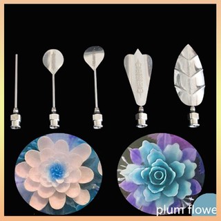 Set 5 Kim TạO HìNh Hoa MậN 3D DụNg Cụ LàM Rau Câu