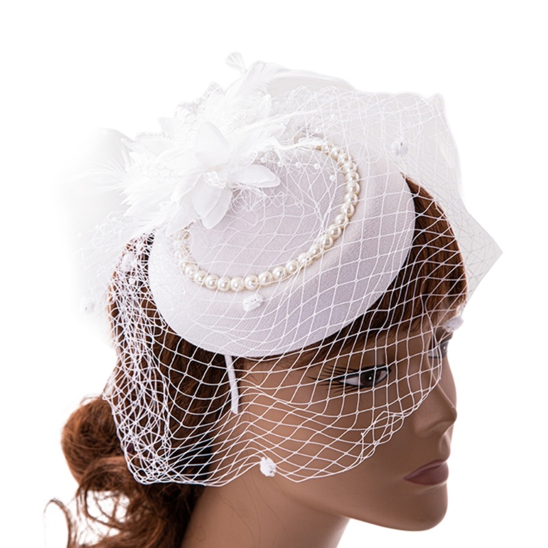 Bầu Trời Hoa Fascininator Derby Hat Nữ Pillbox