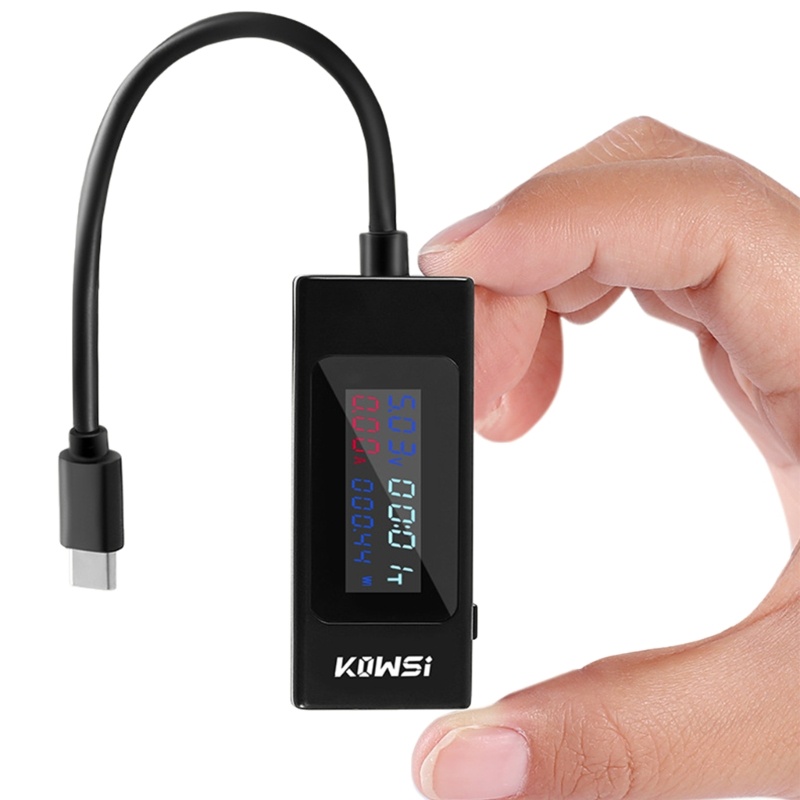 Máy đo dòng điện áp ZYARUKO Công suất USB Đồng hồ đo Ampe kế thời gian làm việc Công suất Vôn kế