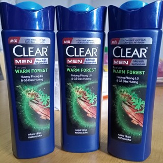 Combo 2 chai Dầu gội đầu Clear Men sạch gàu chai 140g hương Phong Lữ & Gỗ Đàn Hương - Hàng khuyến mãi