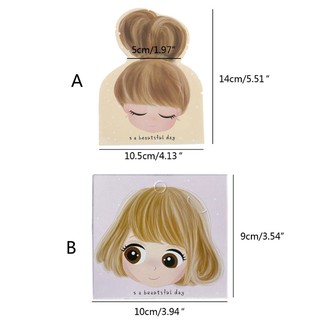Fine 100 Gói Giấy Kraft Barrettes Đóng Gói Thẻ Giấy Dễ Thương Nhỏ Bé Gái Hiển Thị Thẻ
