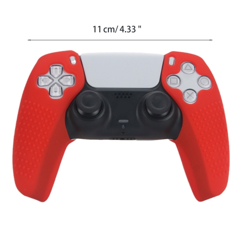 Vỏ Bọc Silicon Cho Tay Cầm Chơi Game PS5 Màu Trắng / Đỏ - Đen / B