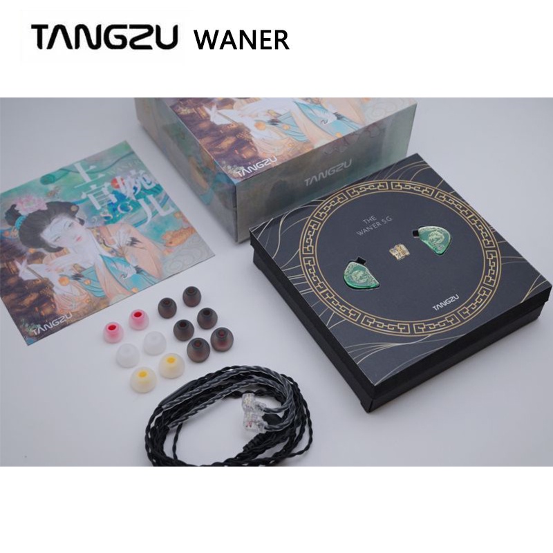 Tai Nghe IEM 0.78 2pin Tangzu Wan er 10mm Màu Xanh Ngọc Bích