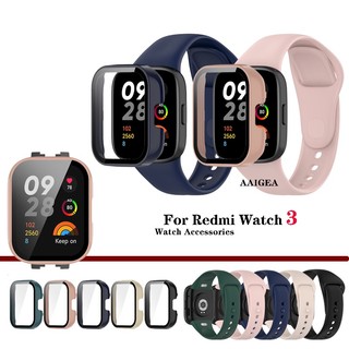 Ốp Mặt Kính Cường Lực Viền Silicon Thay Thế Cho Đồng Hồ Thông Minh Redmi Watch 3