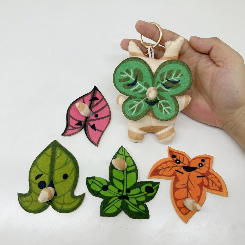 SQ5 Truyền Thuyết Zelda Korok Sang Trọng Búp Bê Quà Tặng Cho Trẻ Em Ba Lô Mặt Dây Chuyền Âm Thanh Đồ Chơi Nhồi Bông Cho Trẻ Em Móc Khóa Búp Bê QS5