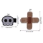 Miss * Kẹp tóc mát mẻ ngọt ngào cho bé gái Goth Cross Skull Shape Thanh thiếu niên Kẹp tóc Halloween