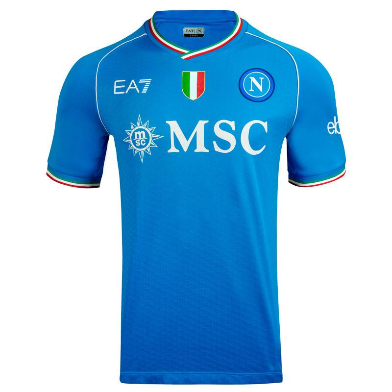 【 Sy3 】 2023-2024 SSC Napoli Sân khách sân khách Áo thun ngắn tay thể thao Tee Plus Size
