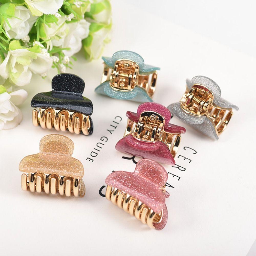 Kẹp Tóc Acrylic Phong Cách Thời Trang, Dụng Cụ Tạo Kiểu Cho Cô Gái