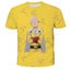 YB1 One Punch Man Anime Áo Thun Nữ Tay Ngắn Top Unisex Cosplay SAITAMA Tee Cho Trẻ Em Người Lớn Thời Trang 3D Áo Sơ Mi Casual Plus
