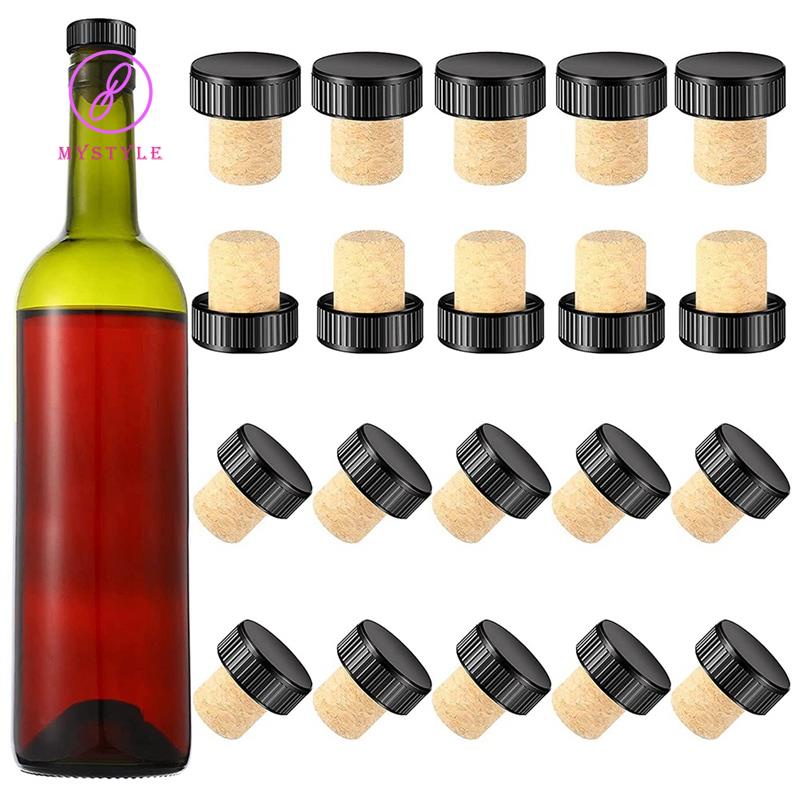 Set 24 Nút Bần Hình Chữ T Chuyên Dụng Đậy Chai Rượu