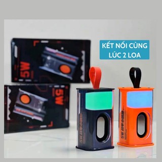 Loa Bluetooth DKB A36 Mini Thiết Kế Trong Suốt Đèn Led Độc Đáo Loa Không Dây cầm tay nhỏ gọn RED HUNTER