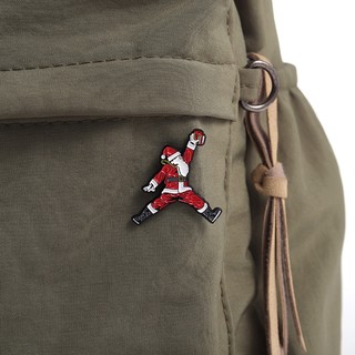 Ghim Cài Ba Lô Tráng Men Hình Spiderman Superman Santa Claus Hoa Anh Đào Đường Bóng Rổ Quà Tặng Cho Bạn Bè