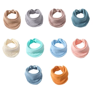 Tạp dề Mya Baby Bandana Spit cho bé gái Bé trai Màu trơn- Tạp dề bé gái Tạp dề sơ sinh