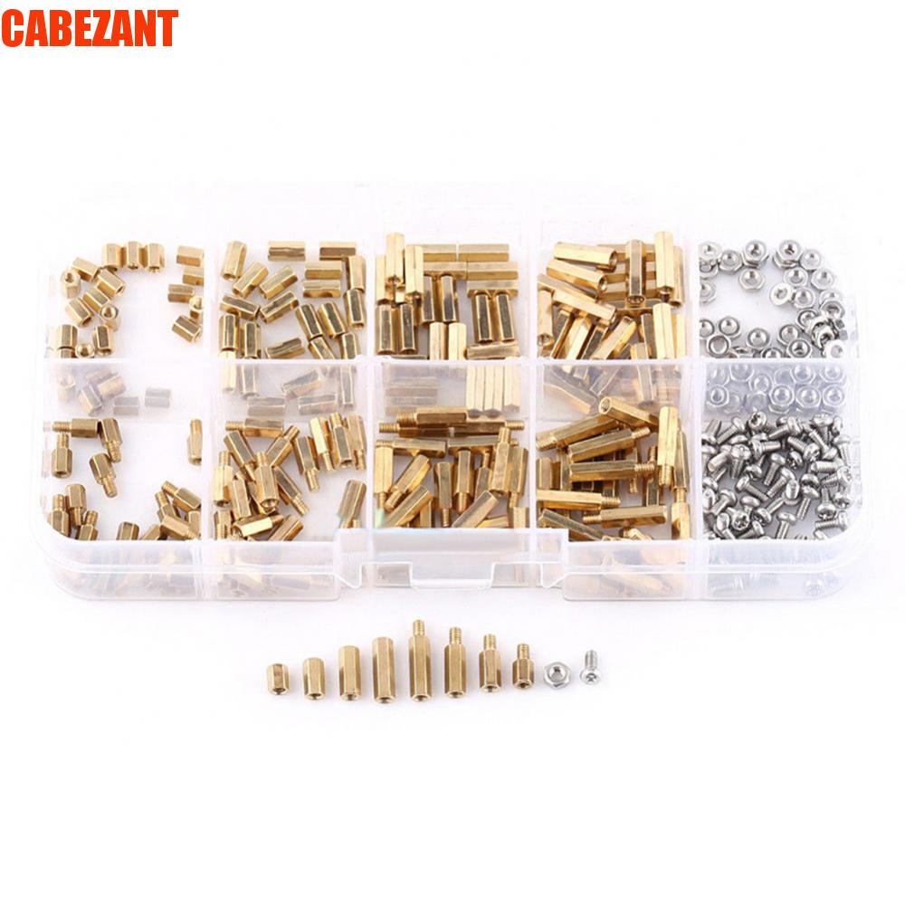 Cabezant copper pillar m2 pcb stand off kit spacer fastener tool
