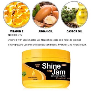 EBINLANDS Gel Tóc Tự Nhiên Tỏa Sáng Và Tạo Kiểu Mứt Sản Phẩm Dưỡng Ẩm Và Định Hình Gel Bím Bẩn