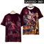 SY3 Arknights Áo Thun Nữ Tay Ngắn Tee Unisex Trò Chơi Cosplay Surtr Lappland Exusiai 3D Áo Sơ Mi Anime Thời Trang Oversize Casua