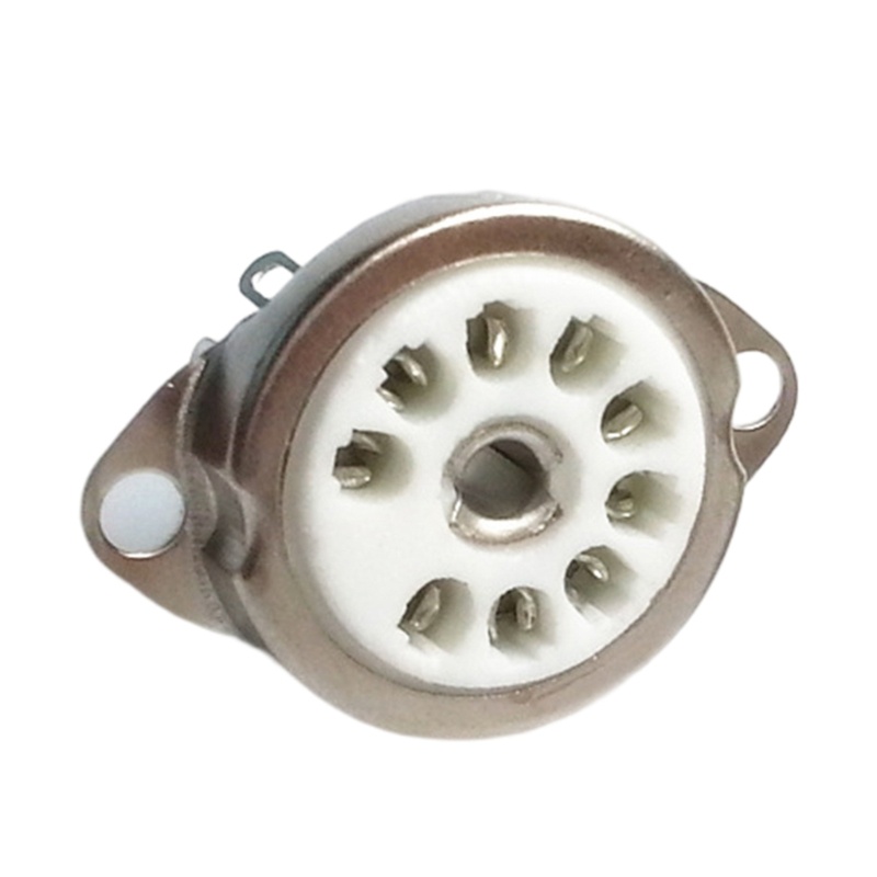 [3C] Ổ cắm ống gốm 5 mảnh Ổ cắm ống 9PIN Gốm B9A dành cho những người đam mê