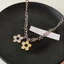 Treeling Hoa Mặt Dây Chuyền Dây Chuyền Hoa Nhỏ Chokers Dây Xích Dây Chuyền Bé Gái Nữ Trang Sức Hợp Kim Chất Liệu Đảng Accessor