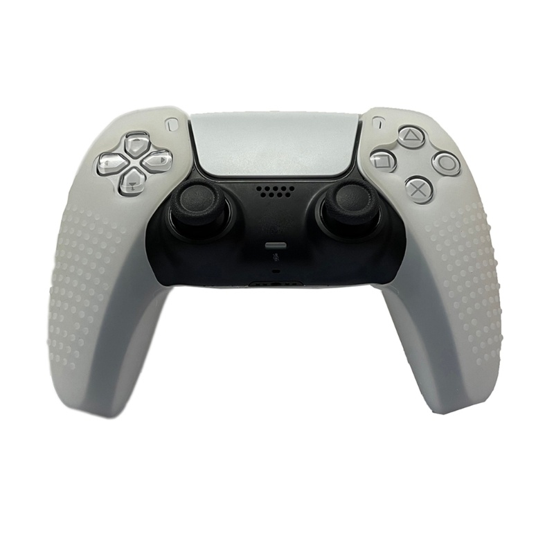 Vỏ Bọc Silicon Cho Tay Cầm Chơi Game PS5 Màu Trắng / Đỏ - Đen / B