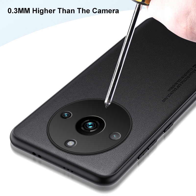 Dành Cho Realme 11 Pro / 11 Pro + 5G Họa Tiết Da Thời Trang Ốp điện thoại Bảo Vệ Khung TPU Mềm