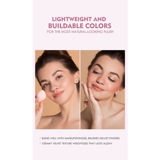 [Aliennbenson] Sản Phẩm Bán Chạy Nhất amazon: Phấn Má Hồng Trong Bóng Đơn Không Thấm Nước Và Mồ Hôi Không Phai 9 Màu Long Lanh