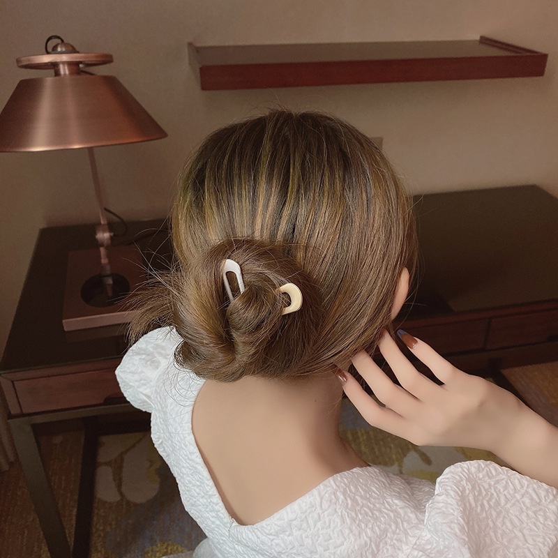 Phiên Bản Hàn Quốc Phong Cách Thời Trang Kẹp Tóc Hình Chữ u Mờ Kẹp Tóc Lớn Kẹp Tóc Nữ Phụ Kiện Siêu Cổ Tích Đơn Giản Kẹp Tóc Kẹp Tóc