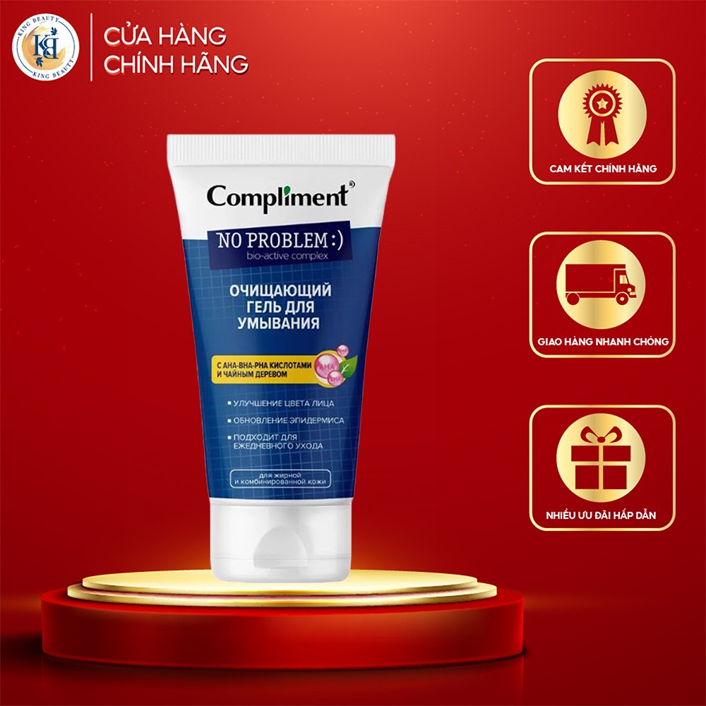 Sữa Rửa Mặt Giảm Thâm Ngừa Mụn Compliment AHA-BHA-PHA & Tee Tree Cho Da ...