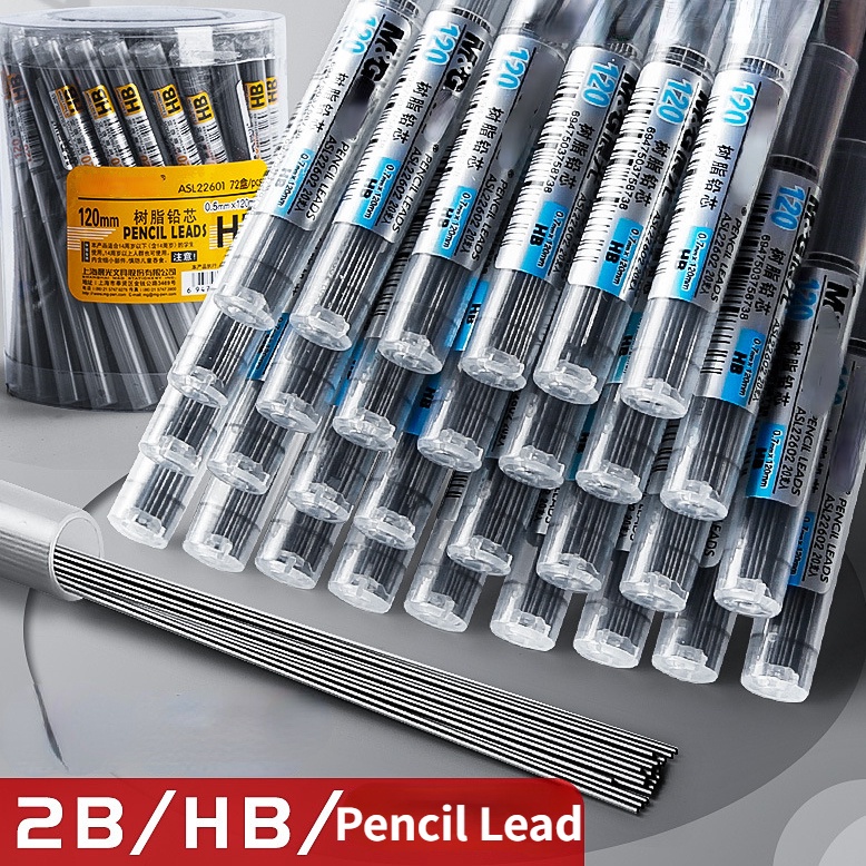 1 Bút Chì Thay Thế Ngòi 0.3 / 0.5 / 0.7 / 0.9 / 1.3 / 2.0mm Chất Lượng Cao Cho Học Sinh