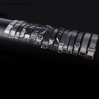 1 Cặp Dây Áo Ngực Trong Suốt Co Giãn Cao Kẻ Sọc Cài Nút Điều Chỉnh Được chenlongshang
