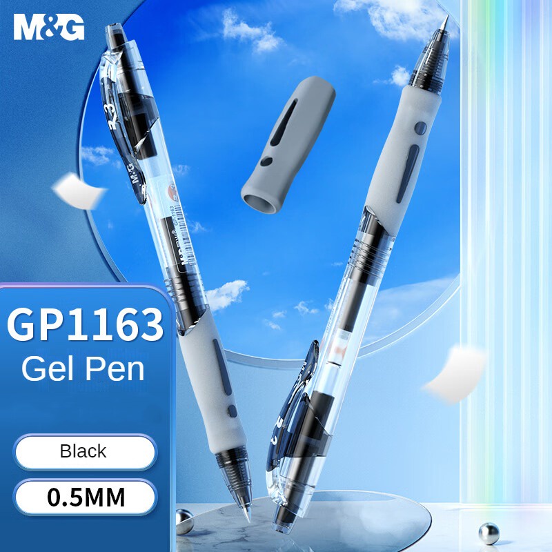 Bút Bi M&G gp1163 Ngòi 0.5mm Màu Đen Kiểu Dáng Cổ Điển