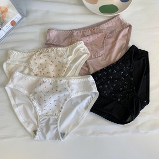 Set Áo Lót Nâng Ngực & Quần Lót Nữ Họa Tiết Hoa Chất Lượng Cao