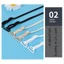 ESSENCEH 3 đôi Dây đeo áo ngực, Dây đeo vai đồ lót mỏng co giãn, Dây đeo đồ lót Nylon chống trượt thoải mái 5mm dành cho nữ