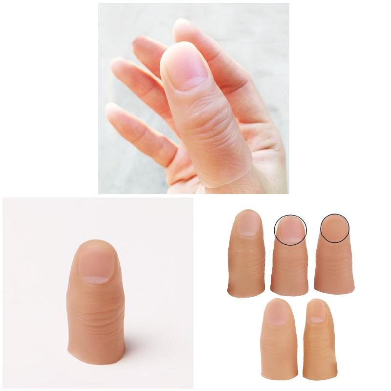 5 Chiếc Ngón Tay Ảo Thuật Lừa Giả Mềm Ngón Tay Cái Đầu Cận Cảnh Sân Khấu Thể Hiện Chống Đỡ Đồ Chơi Prank