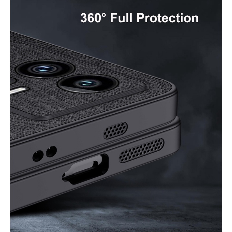 Bao Da Điện Thoại Bảo Vệ Chống Va Đập Cho vivo iqoo 11 11s 7 8 9 10 pro Ốp