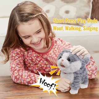 Mèo Nhồi Bông Điện Tử Biết Đi Dễ Thương Cho Bé