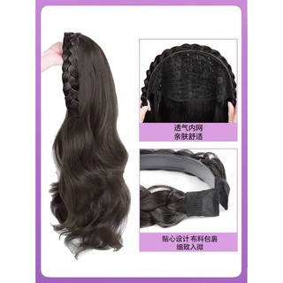 Bộ Tóc Giả Nửa Đầu Xoăn Lọn Dài 60cm Có Gắn Bờm Tóc Giả HaminStore