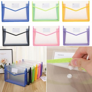 Túi đựng tài liệu ALMA1, Túi PVC Dung tích lớn Thư mục tập tin A4, Túi lưu trữ văn phòng phẩm chống nước chất lượng cao Thư mục phong bì Đồ dùng học tập