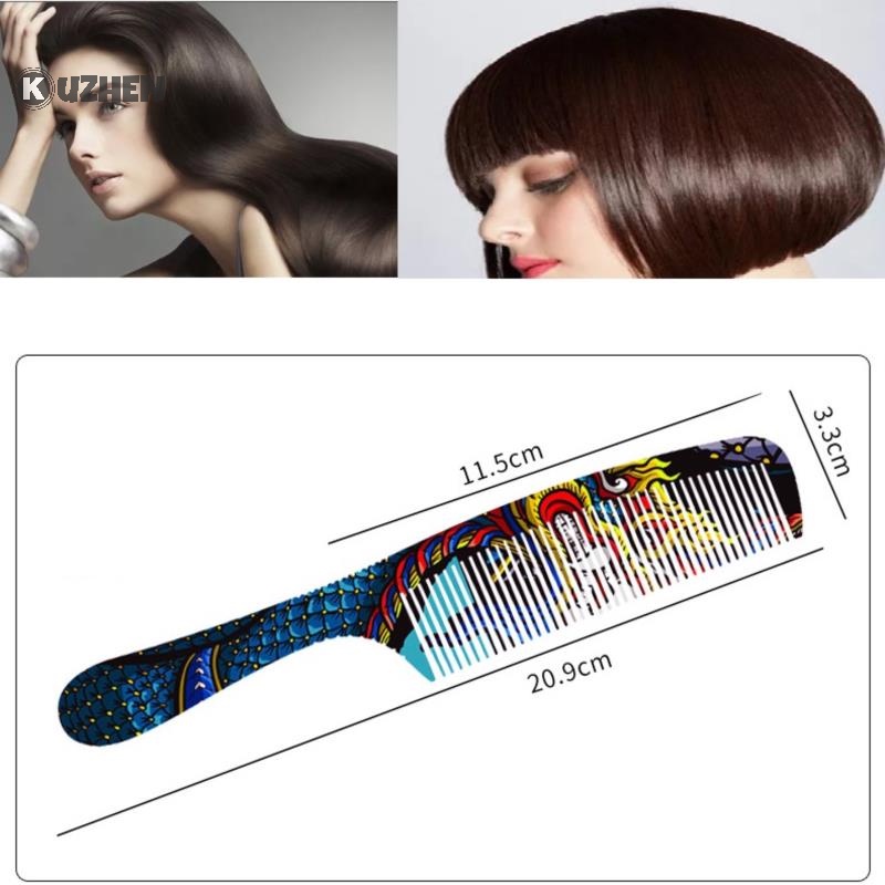 Kuzhen phong cách thời trang cắt tóc lược cắt tóc salon làm tóc lược làm tóc nóng
