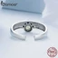 Bamoer Bạc 925 Nhẫn Cặp Đôi Ngày Lễ Tình Nhân Mặt Trời Trăng Sao Phong Cách Trang Sức Cho Cặp Đôi Quà Tặng