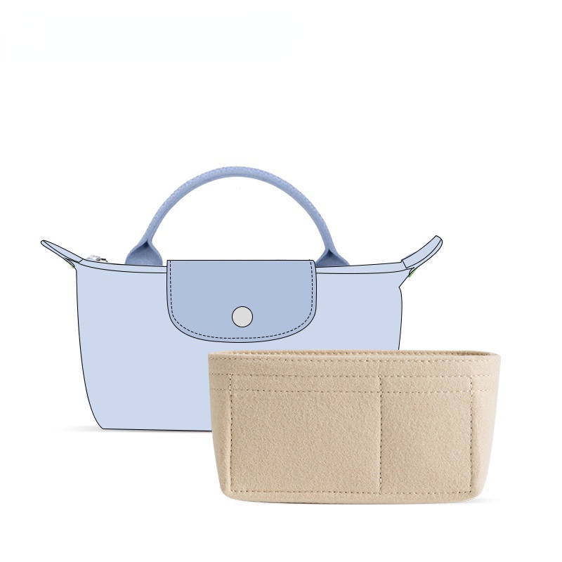 Ví nỉ đựng đồ cho Longchamp Mini, túi chét bên trong, bảo quản phụ kiện túi xách