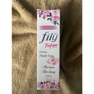 Xả Vải Khô, Xịt Thơm Quần Áo Hương Nước Hoa Khử Mùi Quần Áo, Giày Dép Fily 100ml