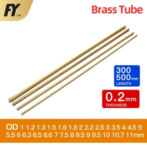 Ống Dẫn Khí Thải Bằng Đồng Thau Dày 0.2mm Dài 300mm 1-11mm