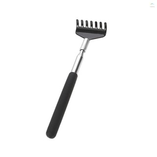 Dụng Cụ Gãi Lưng 5 Phần 20-68cm Bằng Kim Loại Màu Đen Tiện Dụng