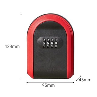 [Giao hàng nhanh] HAVENLYCO Khóa kết hợp 4 chữ số Kỹ thuật Hộp mã nhựa Hộp khóa chìa khóa ngoài trời trong nhà
