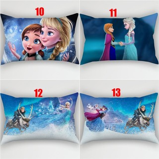 Vỏ Gối Hình Chữ Nhật Frozen Elsa Và Anna Phổ Biến Trẻ Em Quà Tặng Một Mặt In Hình Chữ Nhật Polyester Vỏ Gối Phòng Ngủ Sofa Trang Trí Nhà Gối