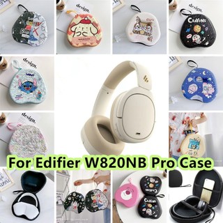 [imamura] Dành cho hộp đựng tai nghe Edifier W820NB Pro Phim hoạt hình sáng tạo Totoro cho Edifier W820NB Pro Tai nghe Earpads Hộp đựng túi đựng tai nghe
