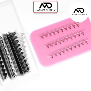 Mi fan LINE 14D MD LASHES độ cong C - CC - D, độ dày 0.5 - 1 hộp 1000 fan - dụng cụ nối mi